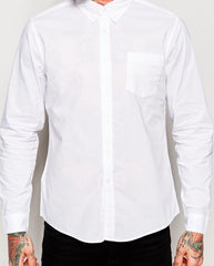 Baisy Street 3/4 Sleeve Panelled Casual Shirt
